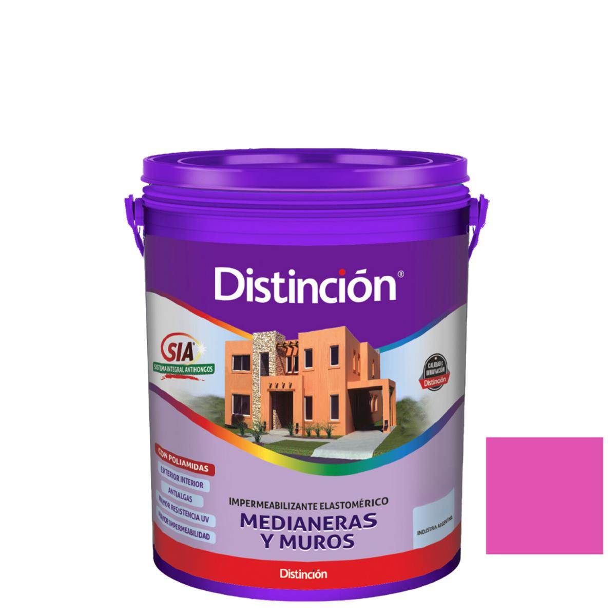 5234ae59-8ab4-4a6d-ab33-2f3797b4ee10 Membrana Medianeras y Muros Magenta DISTINCION 4lt - Imagen 1