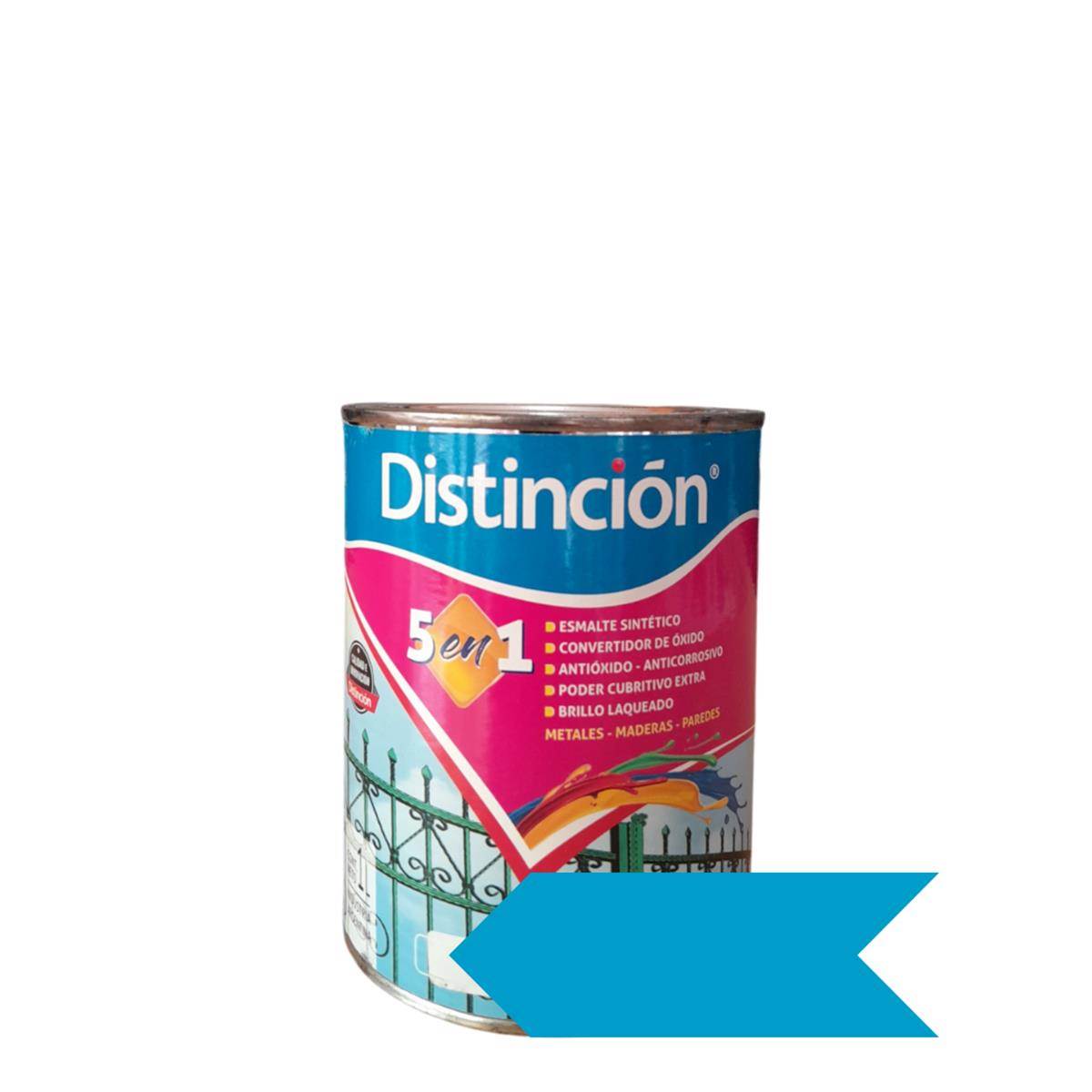 8b4d62b1-f64d-4098-b63c-9c64cc537187 Esmalte Distincion Azul Traful Brillante 1lt - Imagen 1