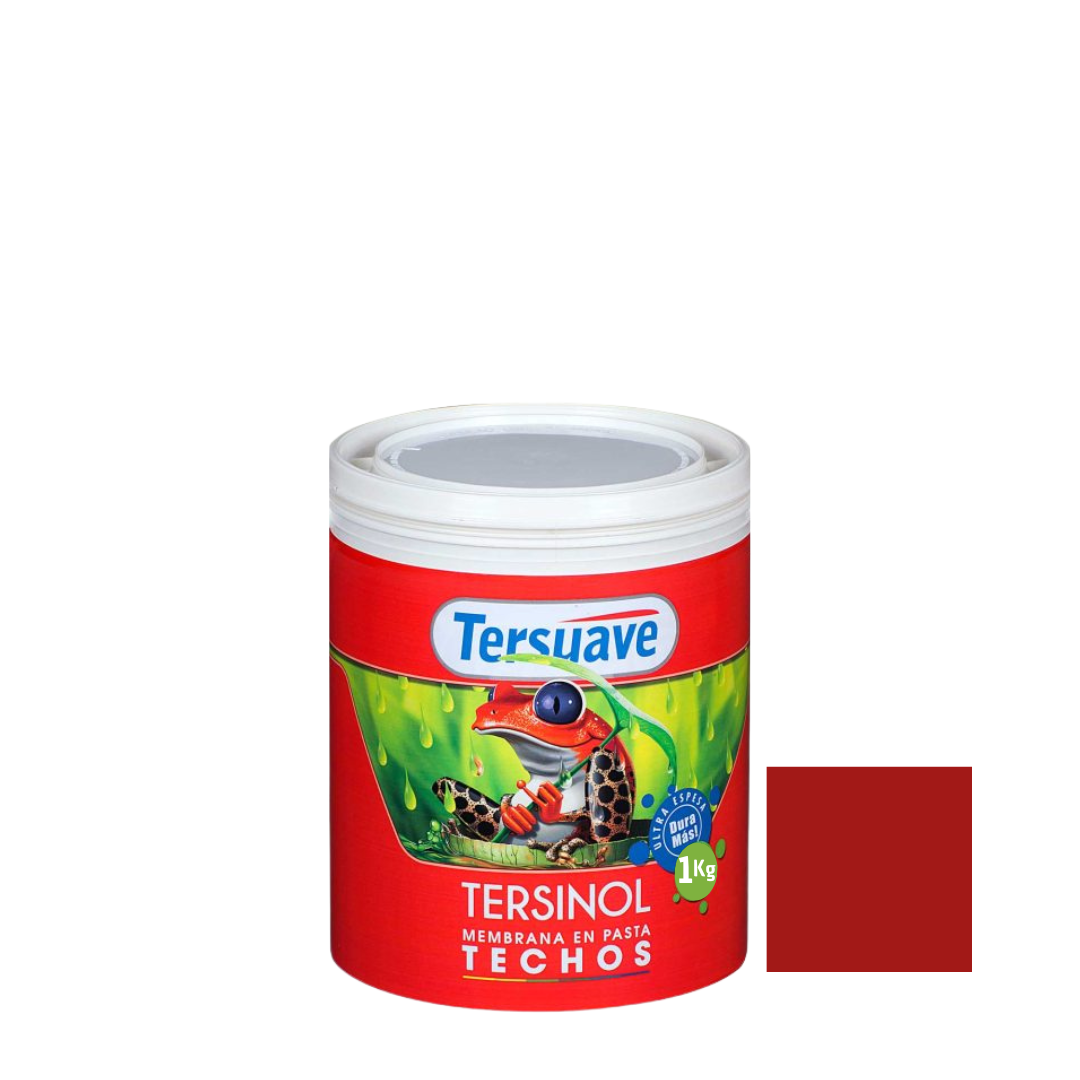 930a61fd-6df3-46f6-b04c-c830ba87ecc3 Membrana TERSINOL techos Rojo Teja 1kg - Imagen 1