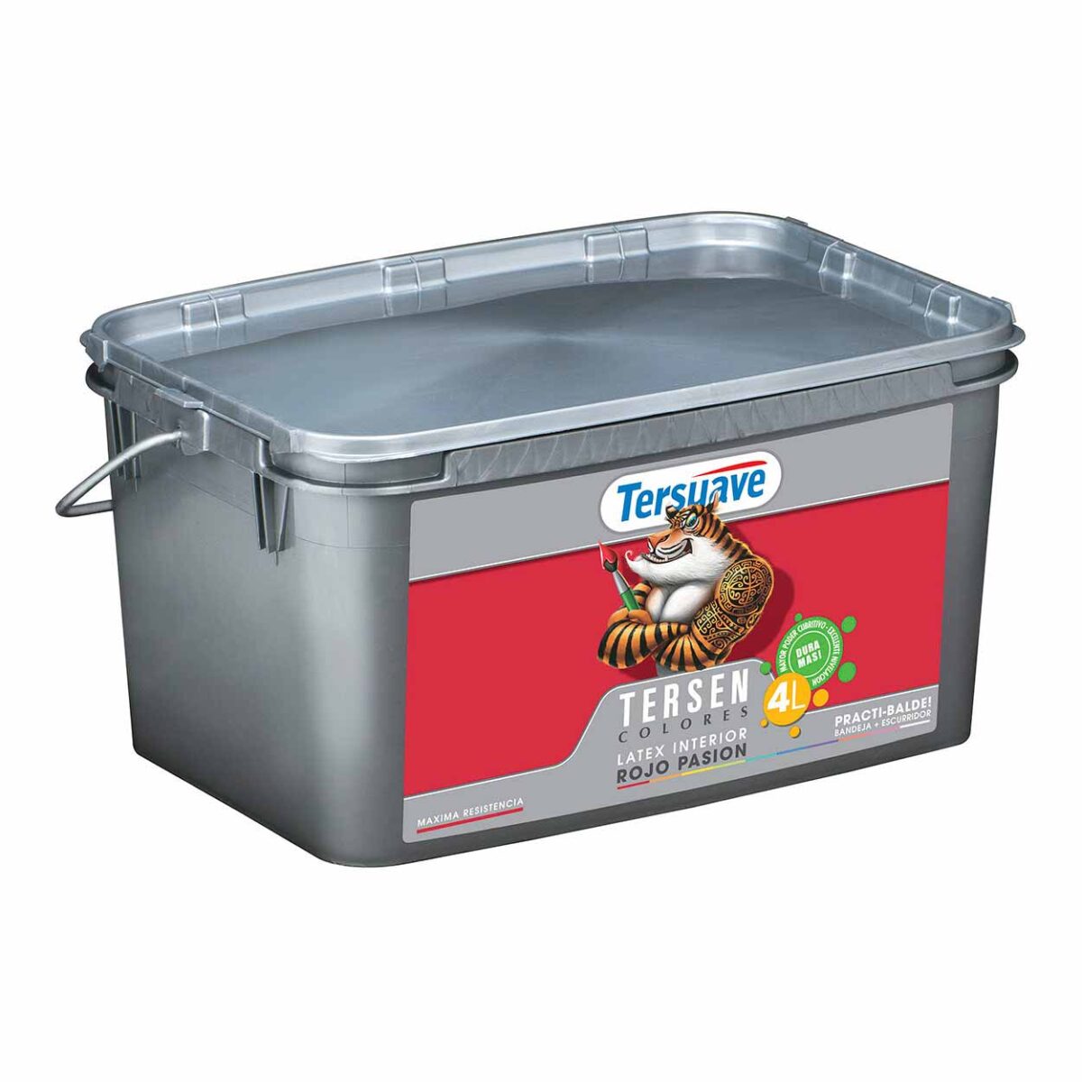 Latex int Tersen Rojo Pasion 4lts - Imagen 1