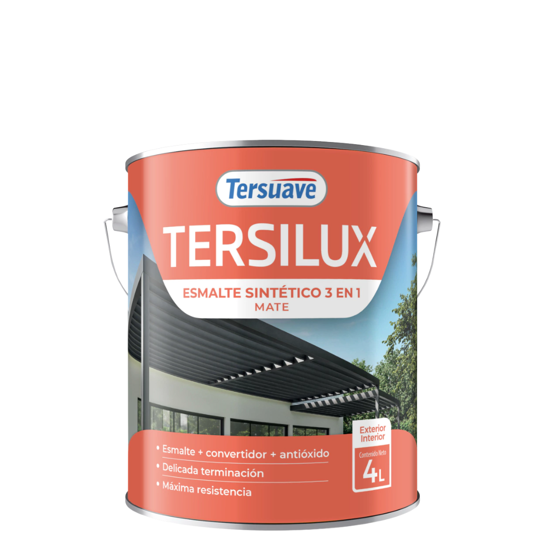 b6c07904-e4ab-4566-9dea-e7816af5bfd4 Esmalte TERSILUX blanco mate 4lts - Imagen 1