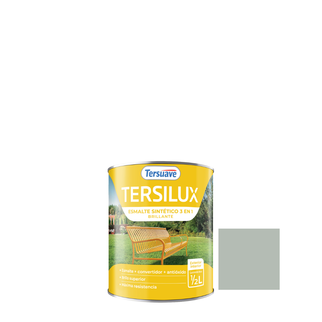 bde06727-0604-43dc-a7e3-f7b21869e1af Esmalte TERSILUX Gris Espacial Brillante 500cc - Imagen 1