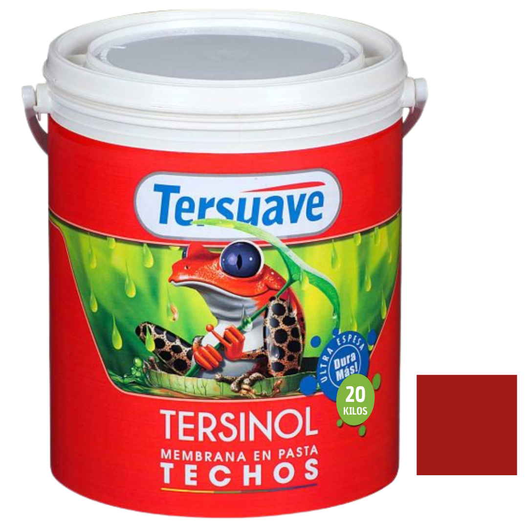ea964911-13a7-404d-b201-157003c084af Membrana TERSINOL techos Rojo Teja 20kg - Imagen 1