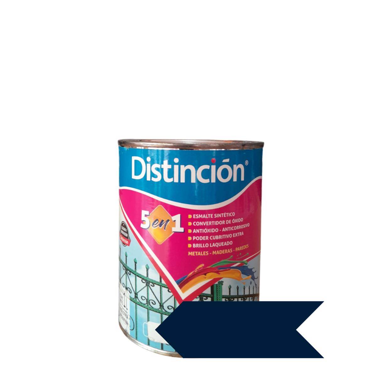 f143a614-3ad3-4948-a14b-e5a8b4463f9d Esmalte Distincion Azul Marino Brillante 1lt - Imagen 1