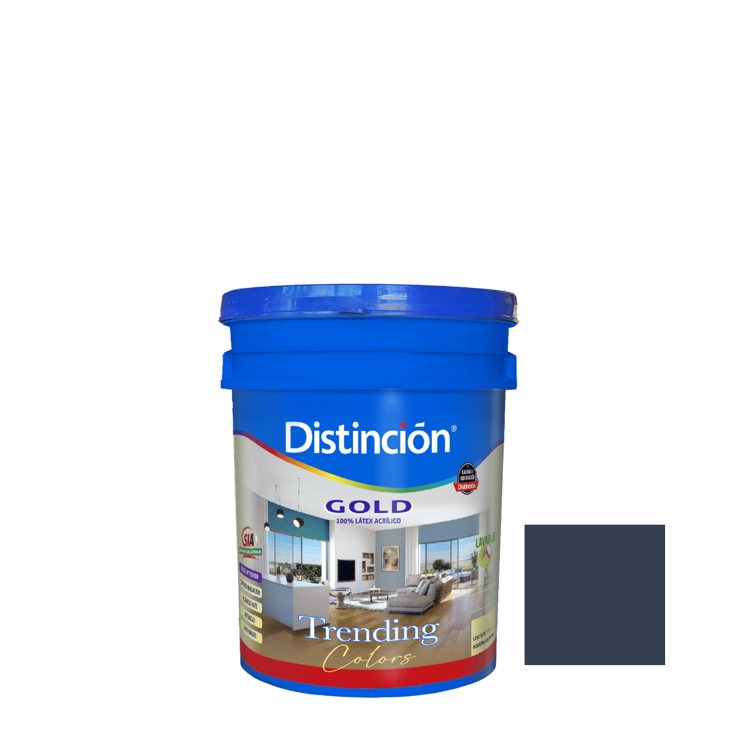 17b8abcd-e452-4036-9528-dc346e74cb99 Latex Distincion Gold Trending int Laguna azul 1lt - Imagen 1