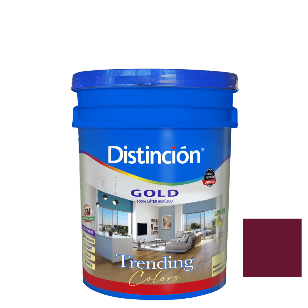 4476f6e7-7972-4a37-a951-31318ec2d2e3 Latex Distincion Gold Trending int Borravino 4lt - Imagen 1