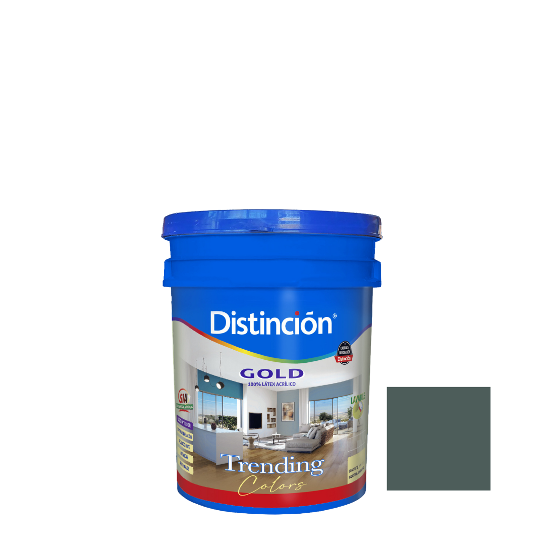 8cbc3063-8004-430c-aa9c-9f8db428771a Latex Distincion Gold Trending int Azul noruego 1lt - Imagen 1