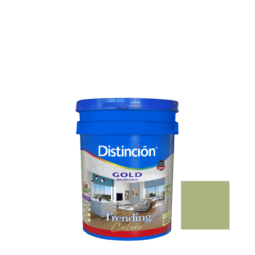 b1104158-1f5e-40f4-a090-8eb331cf7388 Latex Distincion Gold Trending int Salvia 1lt - Imagen 1