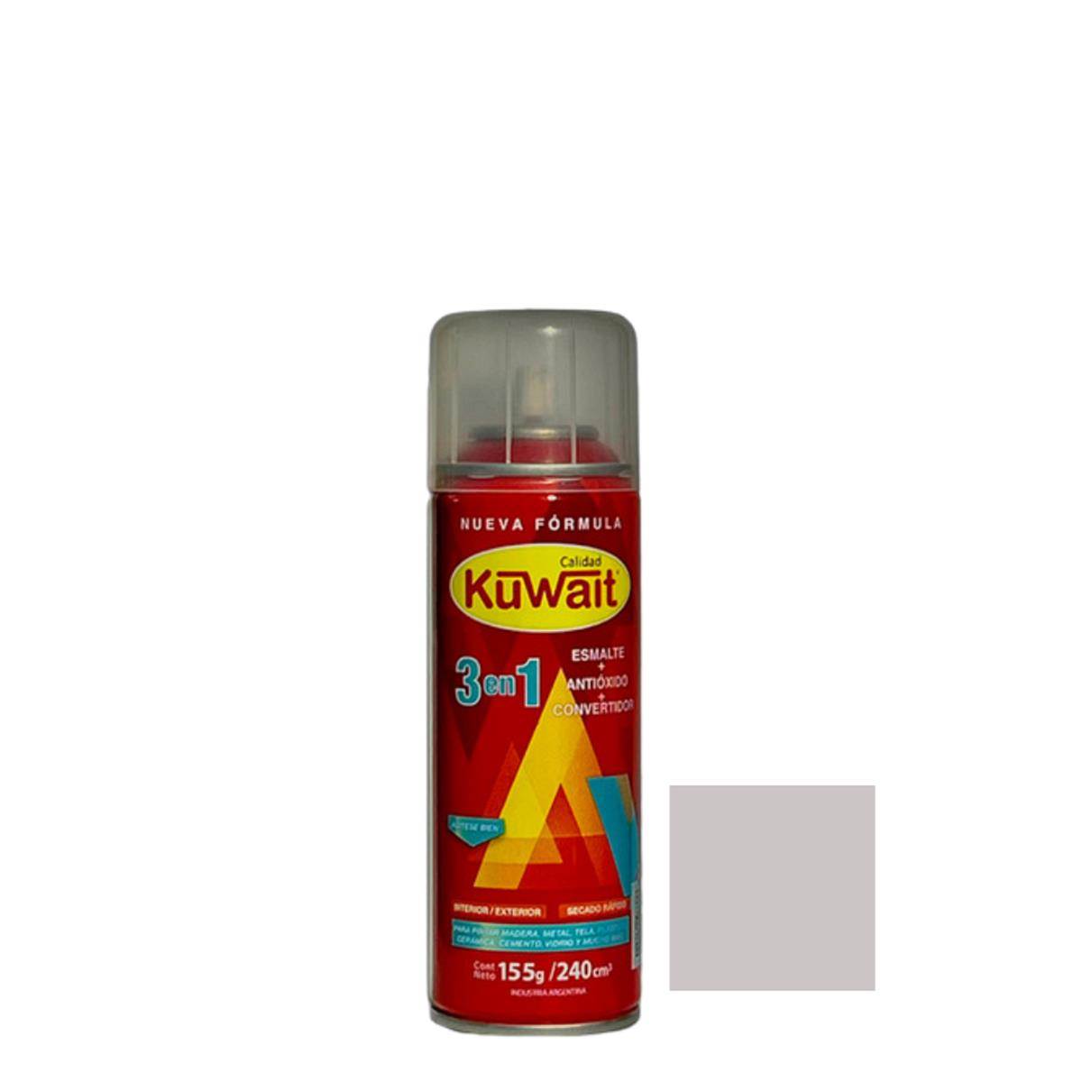 4256aa99-8d2b-4995-bbd5-904bdc76bac5 Aerosol Kuwait Gris Espacial 240cc - Imagen 1