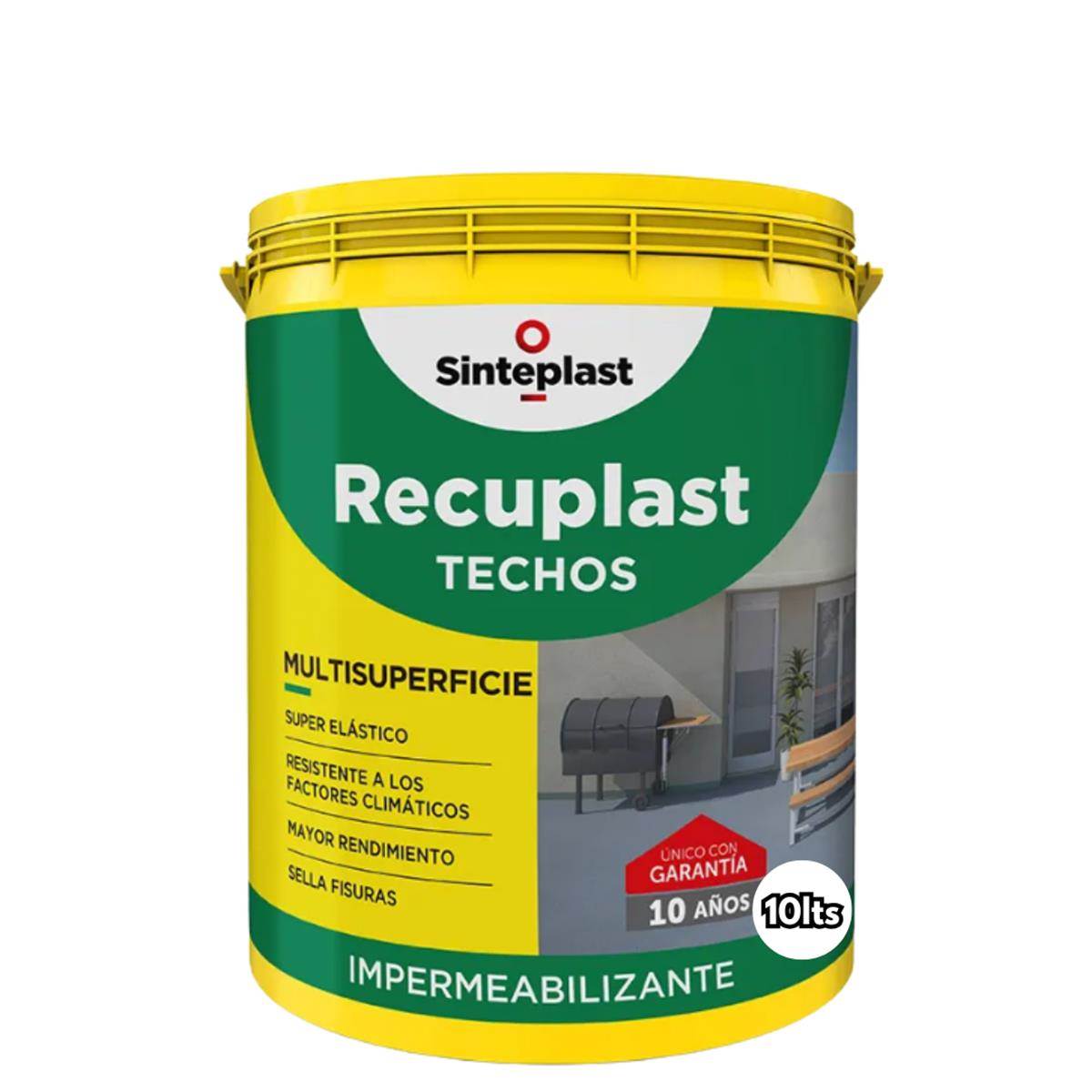 bb8a11ea-bb0e-41d5-8055-e8a64fde9919 Membrana Recuplast techos blanco 12kg - Imagen 1