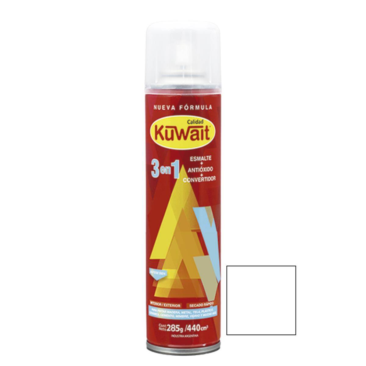 ac865d67-f650-4d0a-9905-a2e0549a2c29 Aerosol Kuwait Blanco Mate 440cc - Imagen 1