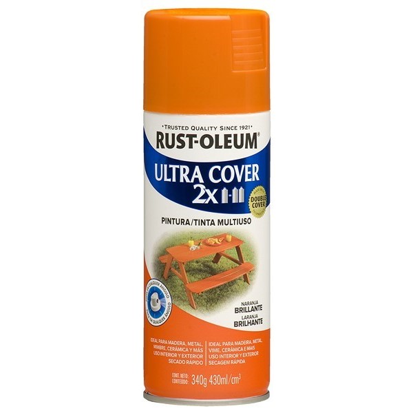 KONICA MINOLTA DIGITAL CAMERA Aerosol Rust oleum ultracover naranja brill - Imagen 1