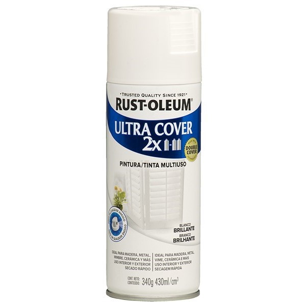 KONICA MINOLTA DIGITAL CAMERA Aerosol Rust oleum ultracover blanco brill - Imagen 1