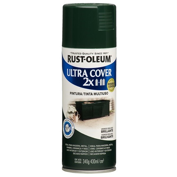 KONICA MINOLTA DIGITAL CAMERA Aerosol Rust oleum ultracover verde oscuro brill - Imagen 1