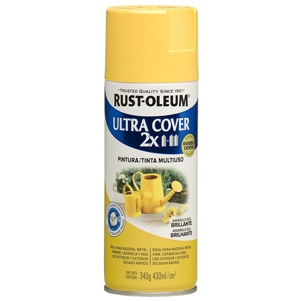 KONICA MINOLTA DIGITAL CAMERA Aerosol Rust oleum ultracover amarillo Sol brill - Imagen 1