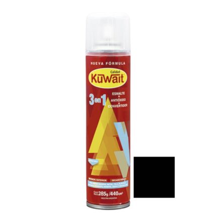 Aerosol Kuwait Negro Mate 440Cc