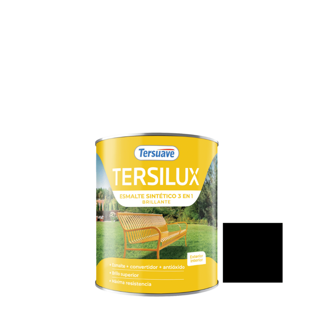 Esmalte Tersilux Negro Brillante 1Lt