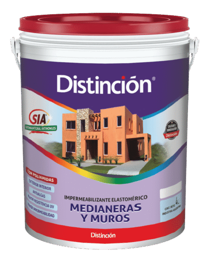 Membrana Medianeras Y Muros Turquesa Distincion 10Lts