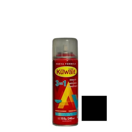 Aerosol Kuwait Negro Satinado 240Cc