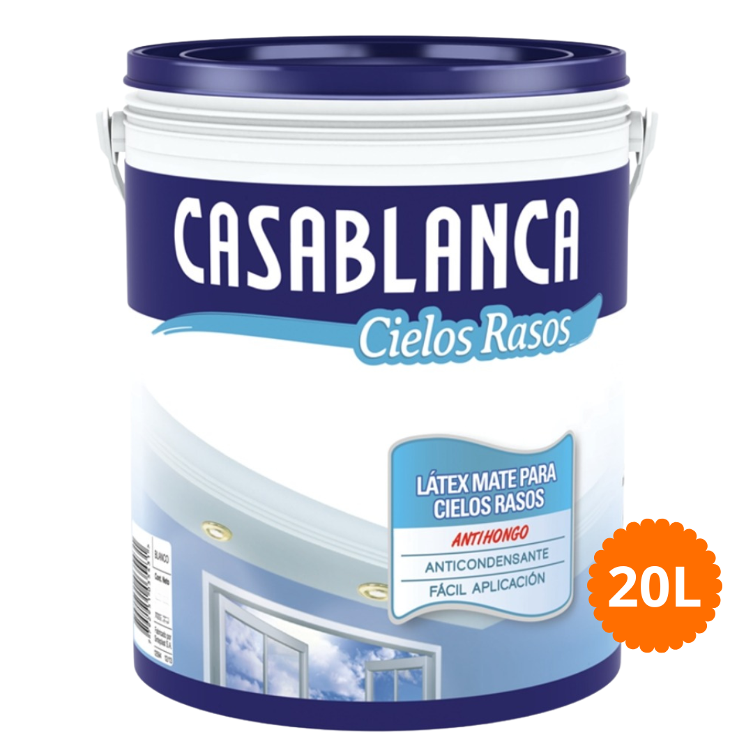 Latex Casablanca cielorraso 20lt