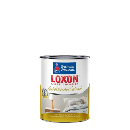 Latex Sherwin Williams Loxon Satinado Anti Manchas 1Lt