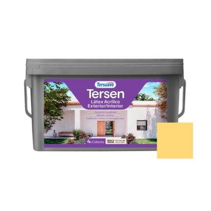 Latex Interior Exterior Tersen Vainilla Suave 4Lts