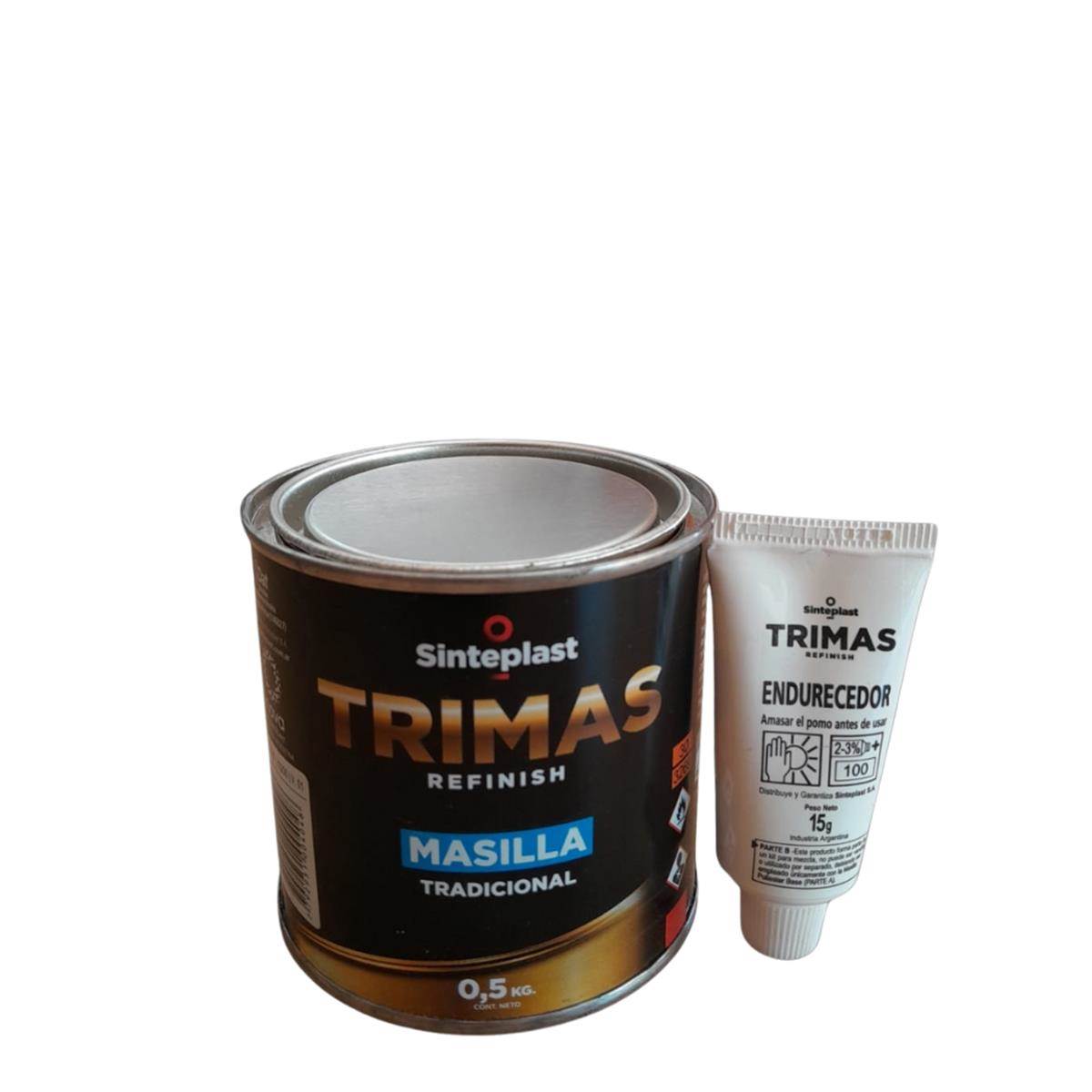Masilla plastica tradicional Trimas 500grs