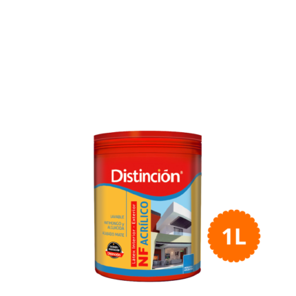 Latex Distincion Nf Acrilico Interior Exterior 1Lts