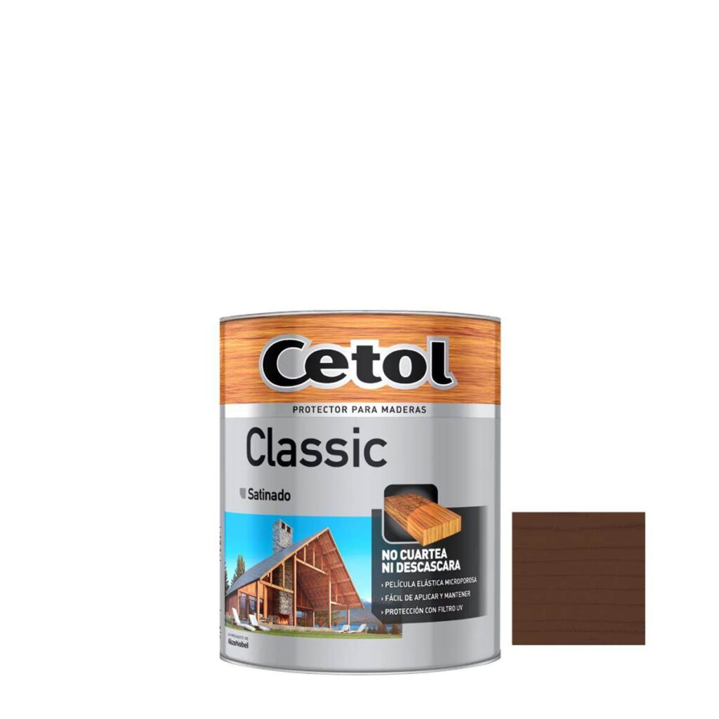 Impregnante Cetol Classic Satinado Nogal 1Lt