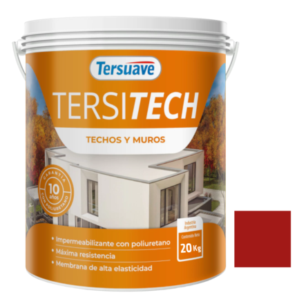 Membrana Tersitech Techo Y Muro Rojo 20Kg