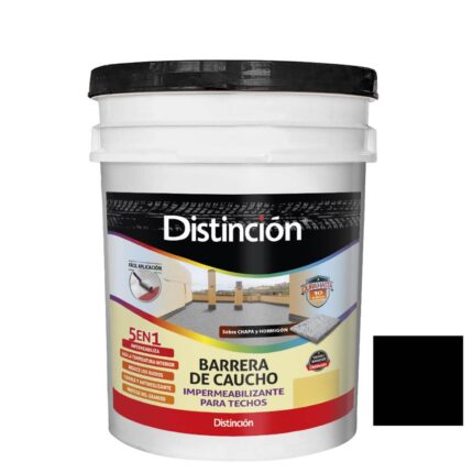 Barrera De Caucho Distincion Negro 10Kg