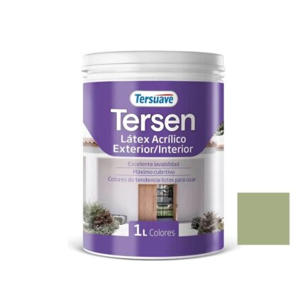Latex Interior Exterior Tersen Verde Calma 1Lt