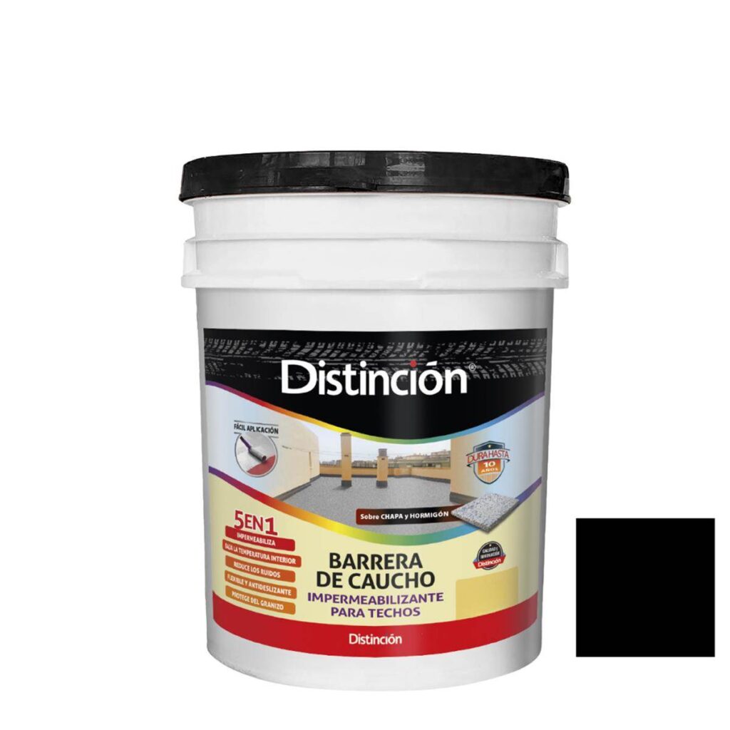 Barrera De Caucho Distincion Negro 4Kg