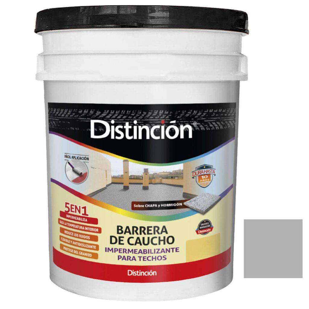 Barrera De Caucho Distincion Gris Acero 20Kg