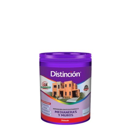 Membrana Medianeras Y Muros Rojo Teja Distincion 1Lt