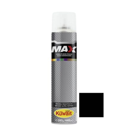 Aerosol Max Negro Mate 440Cc