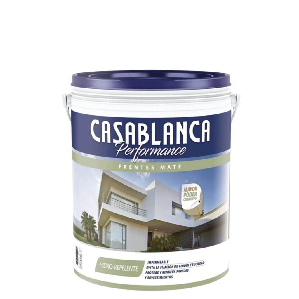 Latex Casablanca Performance Frentes Hidro Repelente Blanco 4Lt