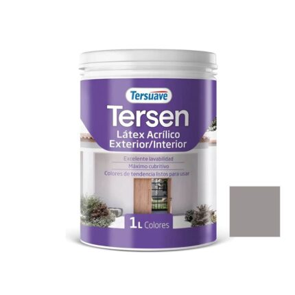 Latex Interior Exterior Tersen Gris Misterio 1Lt
