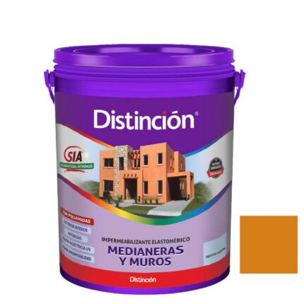 Membrana Medianeras Y Muros Ocre Distincion 10Lts