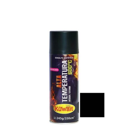 Aerosol Kuwait Alta Temp Negro 600° 350Ml