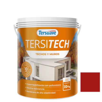 Membrana Tersitech Techo Y Muro Rojo 10Kg