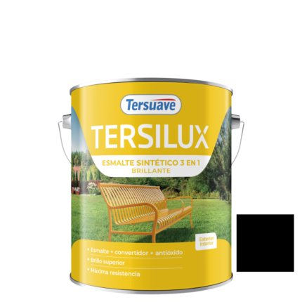 Esmalte Tersilux Negro Brillante 4Lts