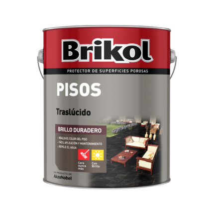 Pisos Brikol Traslucido Incoloro 1Lt