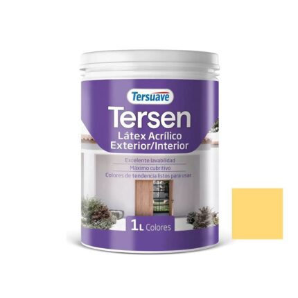 Latex Interior Exterior Tersen Vainilla Suave 1Lt