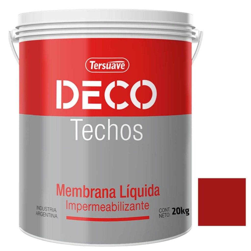 Membrana Deco Techos Rojo Teja 20Kg