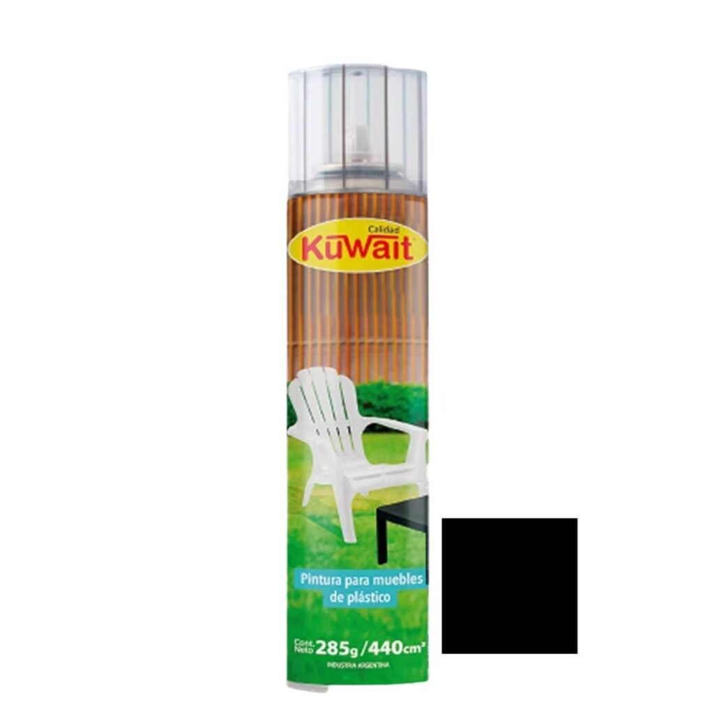 Aerosol Para Plastico Kuwait Negro 440Cc