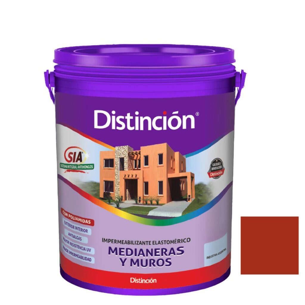 Membrana Medianeras Y Muros Terracota Distincion 10Lts