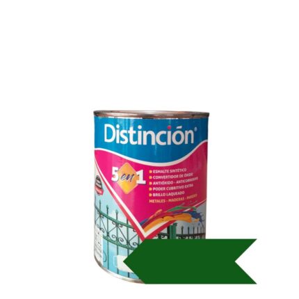 Esmalte Distincion Verde Ingles Brillante 1Lt