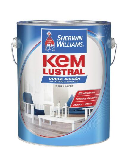 Esmalte Sherwin Williams Kem Lustral Negro 1Lt