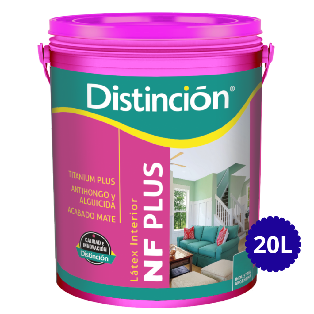 Latex Distincion Nf Interior Blanco 20Lts